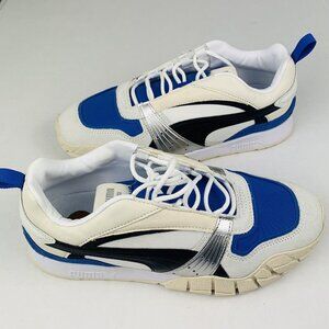 (size 8) Puma Kyron White Dazzling Blue Womens Shoes Sneakers 373916-03